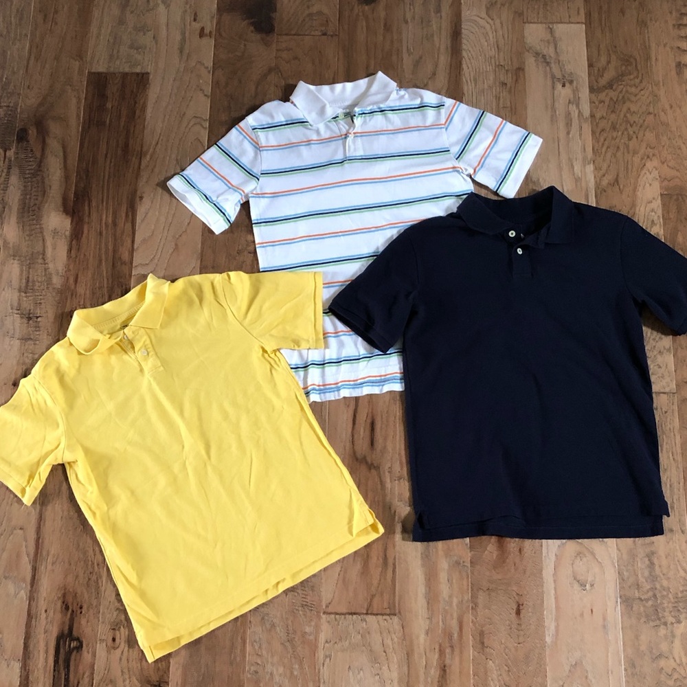 3 Polo 👕 shirts size L 10/12